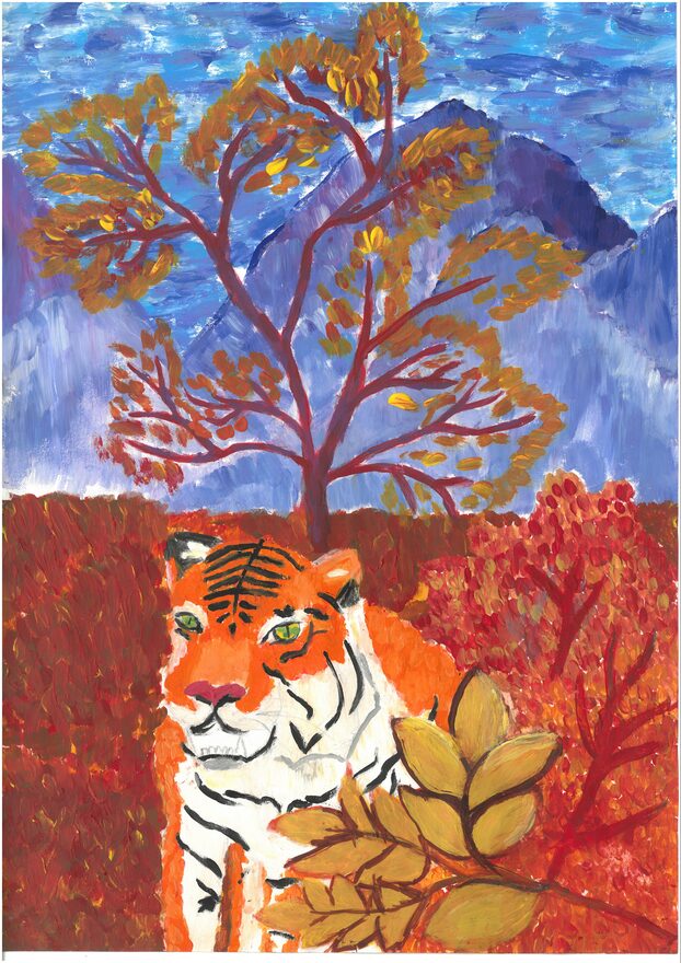 Всероссийский творческий конкурс «Осенняя фантазия»  - детский рисунок, поделка, творческая работа, категория школьники, 8 класс, дистанционный конкурс, школьный конкурс