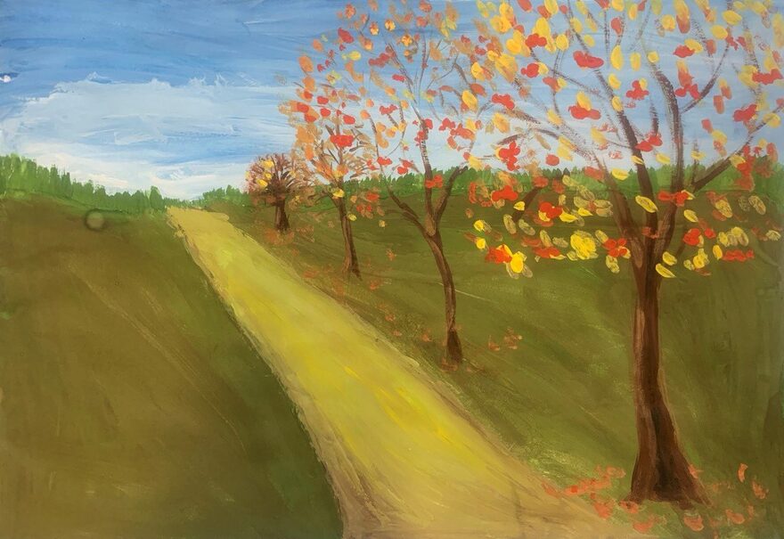 Всероссийский творческий конкурс «Осенняя фантазия»  - детский рисунок, поделка, творческая работа, категория школьники, 2 класс, дистанционный конкурс, школьный конкурс