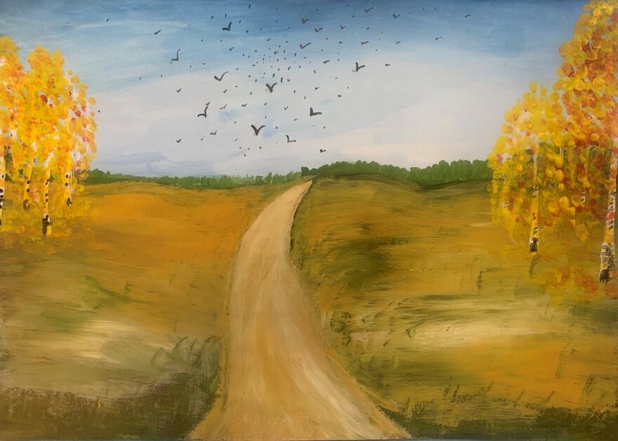 Всероссийский творческий конкурс «Осенняя фантазия»  - детский рисунок, поделка, творческая работа, категория школьники, 2 класс, дистанционный конкурс, школьный конкурс