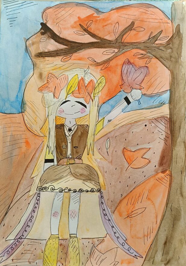 Всероссийский творческий конкурс «Осенняя фантазия»  - детский рисунок, поделка, творческая работа, категория школьники, 4 класс, дистанционный конкурс, школьный конкурс