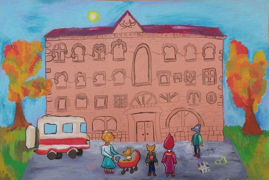 Всероссийский творческий конкурс «Осенняя фантазия»  - детский рисунок, поделка, творческая работа, категория школьники, 5 класс, дистанционный конкурс, школьный конкурс