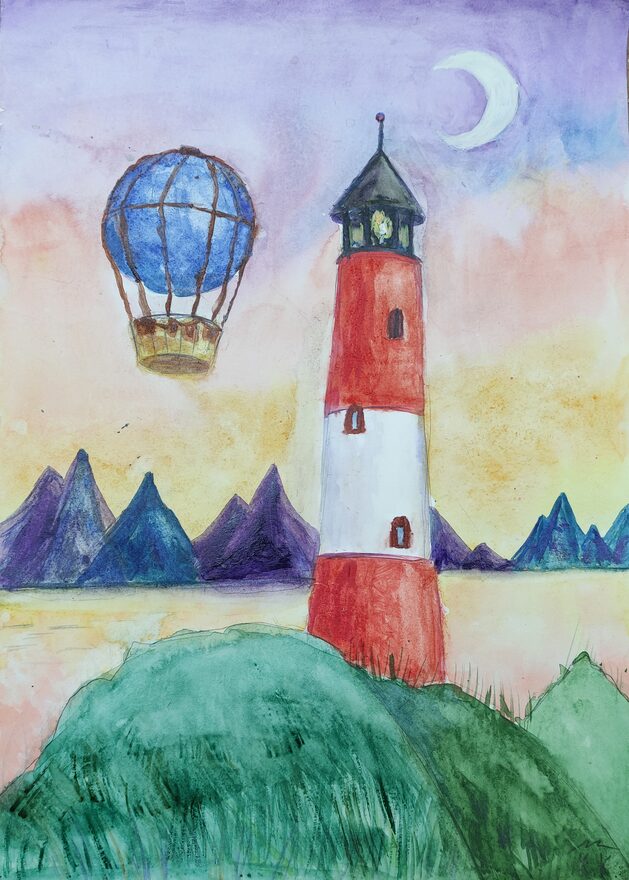 Всероссийский творческий конкурс «Осенняя фантазия»  - детский рисунок, поделка, творческая работа, категория школьники, 5 класс, дистанционный конкурс, школьный конкурс