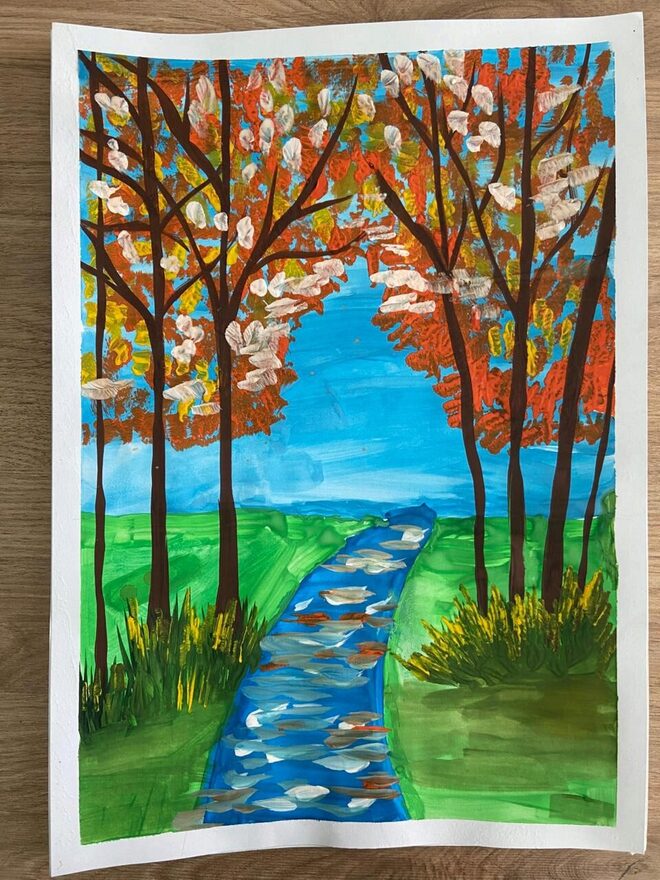 Всероссийский творческий конкурс «Осенняя фантазия»  - детский рисунок, поделка, творческая работа, категория школьники, 3 класс, дистанционный конкурс, школьный конкурс