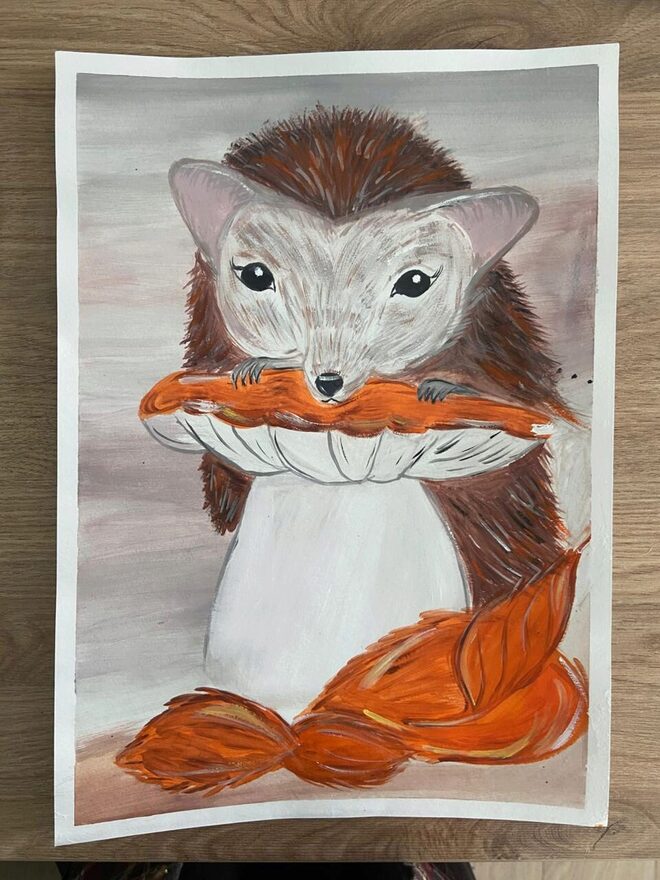 Всероссийский творческий конкурс «Осенняя фантазия»  - детский рисунок, поделка, творческая работа, категория школьники, 5 класс, дистанционный конкурс, школьный конкурс