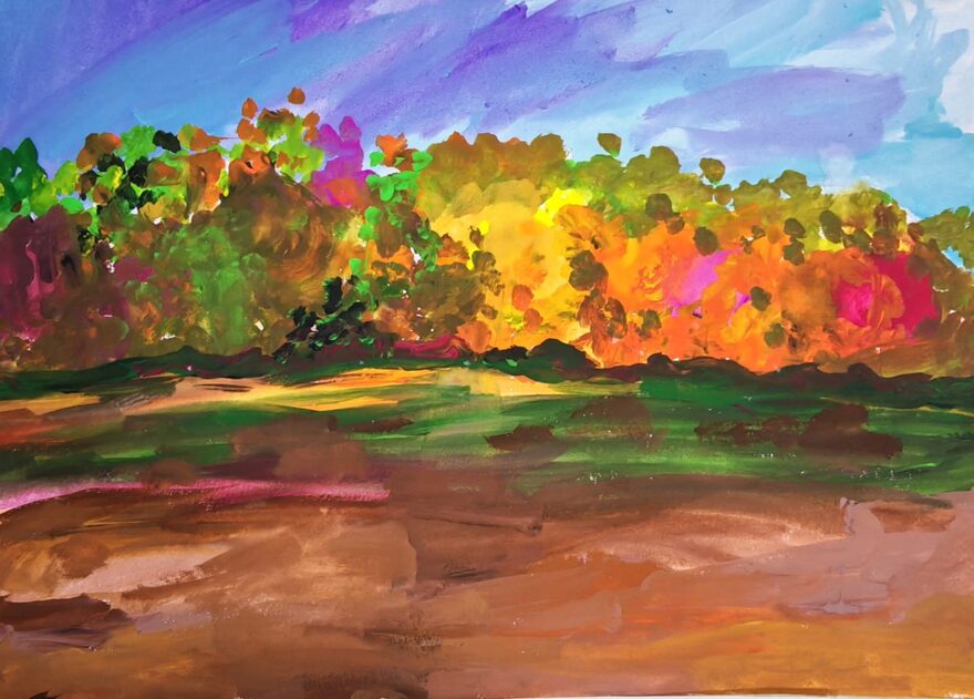 Всероссийский творческий конкурс «Осенняя фантазия»  - детский рисунок, поделка, творческая работа, категория школьники, 3 класс, дистанционный конкурс, школьный конкурс