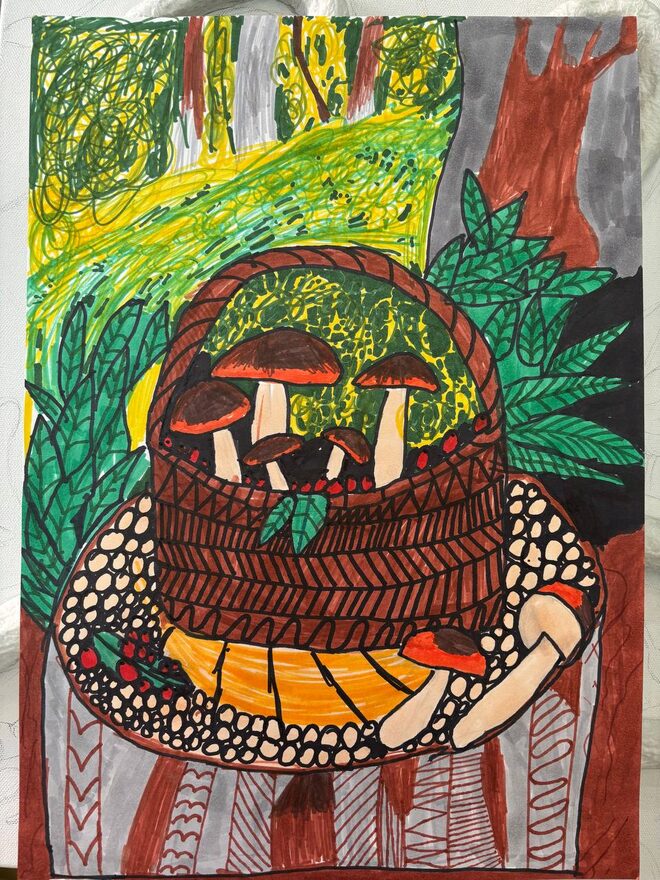 Всероссийский творческий конкурс «Дары осени»  - детский рисунок, поделка, творческая работа, категория школьники, 2 класс, дистанционный конкурс, школьный конкурс