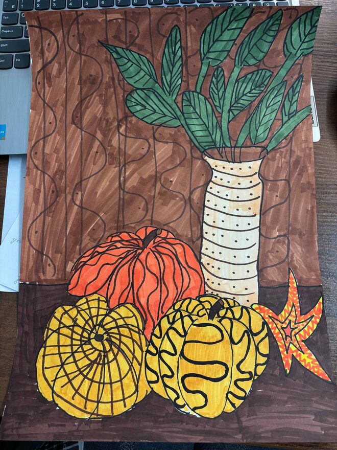 Всероссийский творческий конкурс «Дары осени»  - детский рисунок, поделка, творческая работа, категория школьники, 2 класс, дистанционный конкурс, школьный конкурс