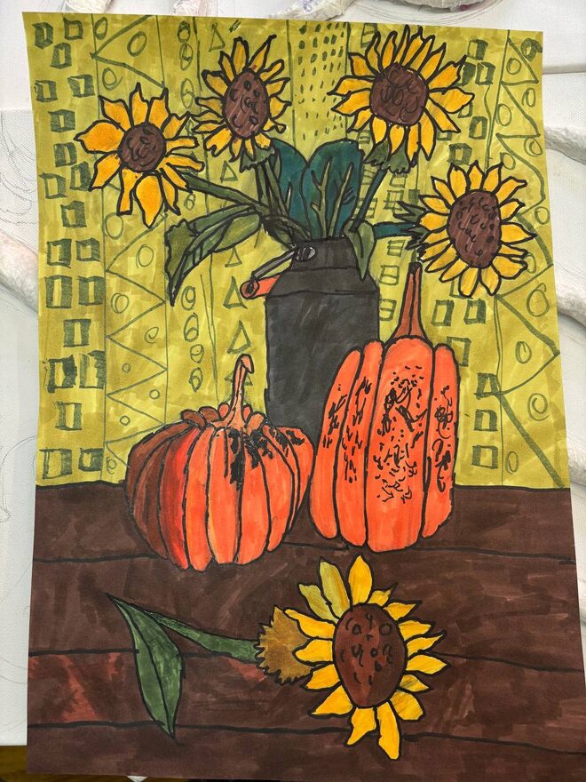 Всероссийский творческий конкурс «Дары осени»  - детский рисунок, поделка, творческая работа, категория школьники, 2 класс, дистанционный конкурс, школьный конкурс