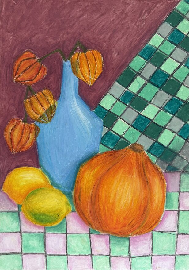 Всероссийский творческий конкурс «Дары осени»  - детский рисунок, поделка, творческая работа, категория школьники, 6 класс, дистанционный конкурс, школьный конкурс