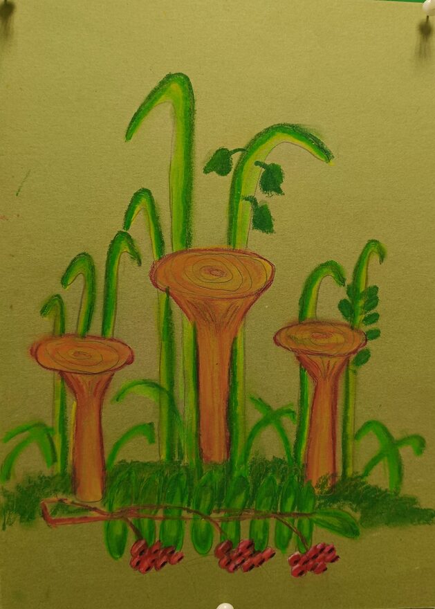 Всероссийский творческий конкурс «Дары осени»  - детский рисунок, поделка, творческая работа, категория школьники, 1 класс, дистанционный конкурс, школьный конкурс