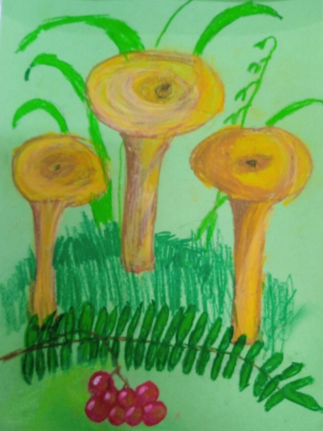 Всероссийский творческий конкурс «Дары осени»  - детский рисунок, поделка, творческая работа, категория школьники, 1 класс, дистанционный конкурс, школьный конкурс