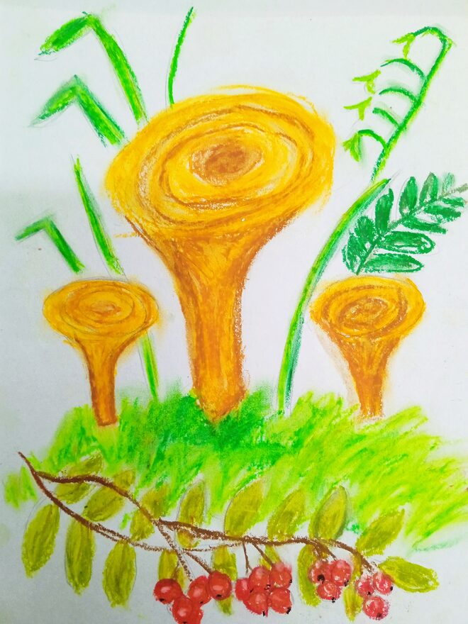 Всероссийский творческий конкурс «Дары осени»  - детский рисунок, поделка, творческая работа, категория школьники, 1 класс, дистанционный конкурс, школьный конкурс