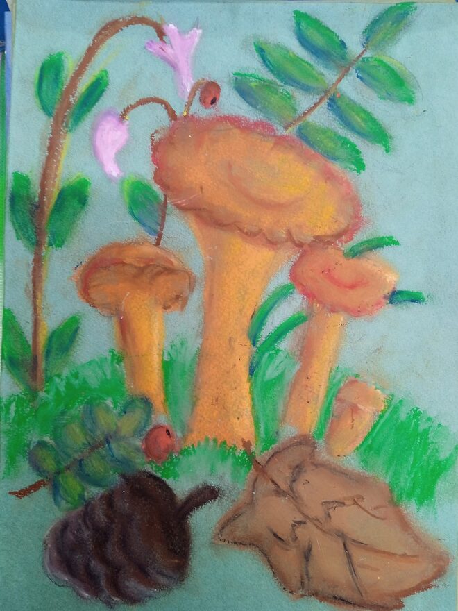 Всероссийский творческий конкурс «Дары осени»  - детский рисунок, поделка, творческая работа, категория школьники, 1 класс, дистанционный конкурс, школьный конкурс