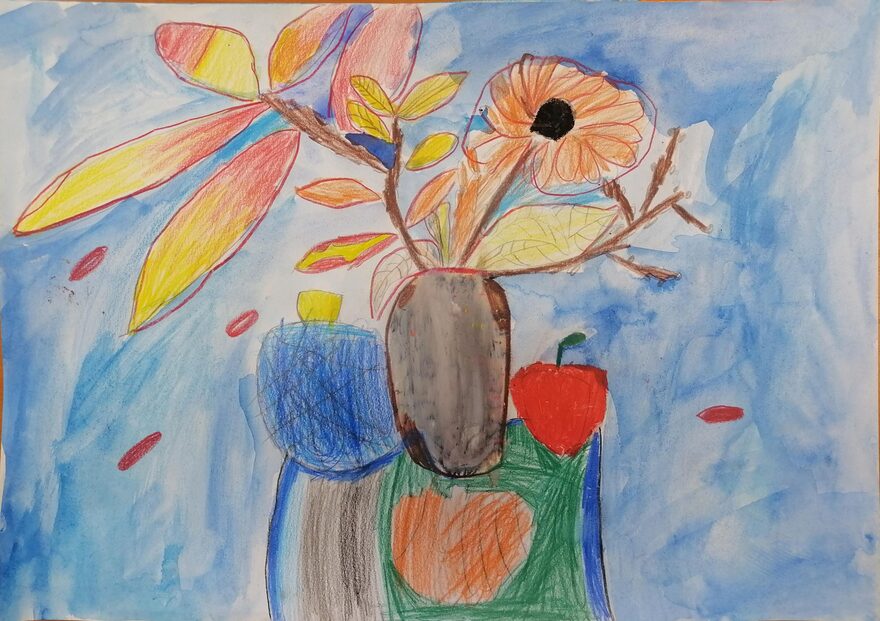 Всероссийский творческий конкурс «Дары осени»  - детский рисунок, поделка, творческая работа, категория школьники, 2 класс, дистанционный конкурс, школьный конкурс