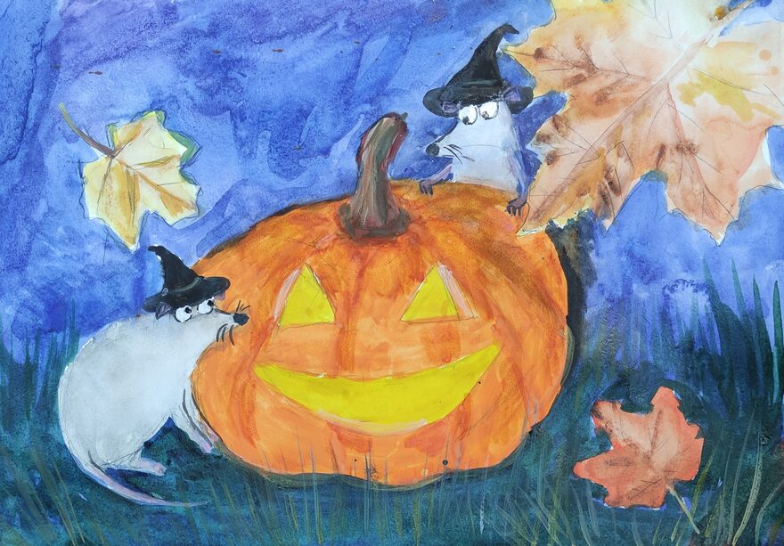 Всероссийский творческий конкурс «Дары осени»  - детский рисунок, поделка, творческая работа, категория школьники, 3 класс, дистанционный конкурс, школьный конкурс