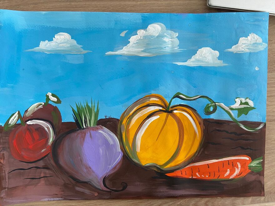 Всероссийский творческий конкурс «Дары осени»  - детский рисунок, поделка, творческая работа, категория школьники, 3 класс, дистанционный конкурс, школьный конкурс