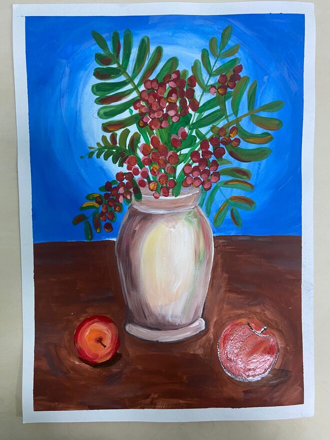 Всероссийский творческий конкурс «Дары осени»  - детский рисунок, поделка, творческая работа, категория школьники, 5 класс, дистанционный конкурс, школьный конкурс