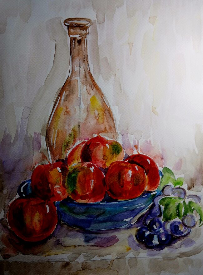 Всероссийский творческий конкурс «Дары осени»  - детский рисунок, поделка, творческая работа, категория школьники, 3 класс, дистанционный конкурс, школьный конкурс