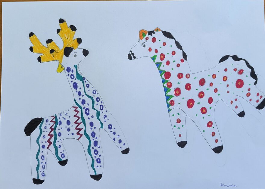 Всероссийский творческий конкурс «Радуга талантов»  - детский рисунок, поделка, творческая работа, категория школьники, 2 класс, дистанционный конкурс, школьный конкурс