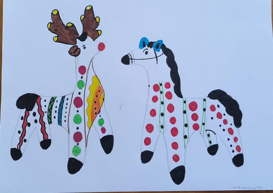 Всероссийский творческий конкурс «Радуга талантов»  - детский рисунок, поделка, творческая работа, категория школьники, 2 класс, дистанционный конкурс, школьный конкурс