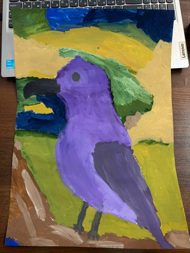 Всероссийский творческий конкурс «Мир птиц»  - детский рисунок, поделка, творческая работа, категория школьники, 2 класс, дистанционный конкурс, школьный конкурс