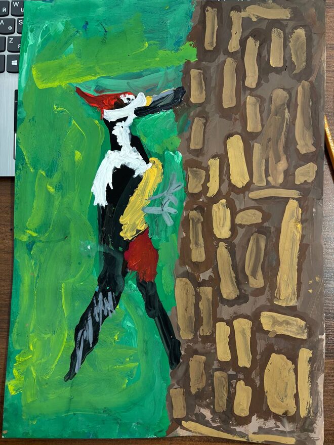 Всероссийский творческий конкурс «Мир птиц»  - детский рисунок, поделка, творческая работа, категория школьники, 2 класс, дистанционный конкурс, школьный конкурс