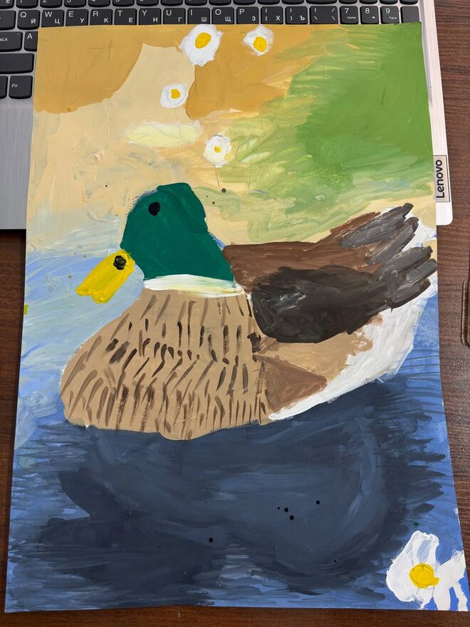 Всероссийский творческий конкурс «Мир птиц»  - детский рисунок, поделка, творческая работа, категория школьники, 2 класс, дистанционный конкурс, школьный конкурс