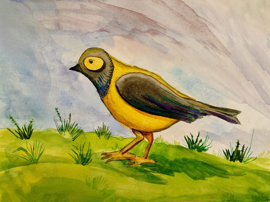 Всероссийский творческий конкурс «Мир птиц»  - детский рисунок, поделка, творческая работа, категория школьники, 3 класс, дистанционный конкурс, школьный конкурс