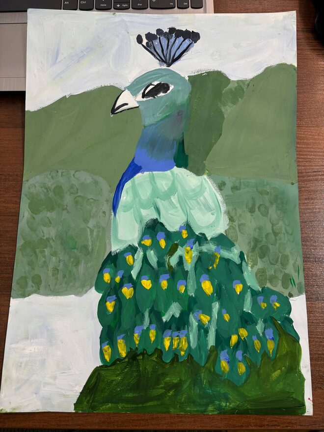 Всероссийский творческий конкурс «Мир птиц»  - детский рисунок, поделка, творческая работа, категория школьники, 3 класс, дистанционный конкурс, школьный конкурс