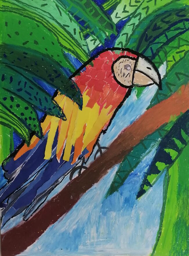 Всероссийский творческий конкурс «Мир птиц»  - детский рисунок, поделка, творческая работа, категория школьники, 2 класс, дистанционный конкурс, школьный конкурс