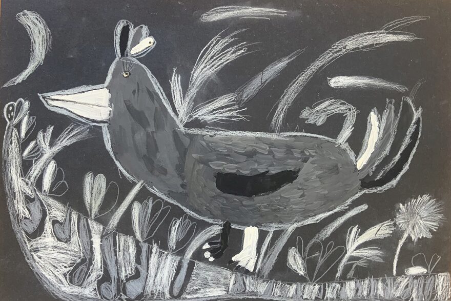 Всероссийский творческий конкурс «Мир птиц»  - детский рисунок, поделка, творческая работа, категория школьники, 2 класс, дистанционный конкурс, школьный конкурс