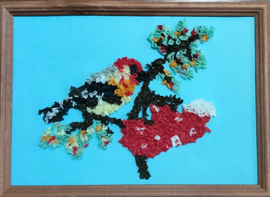 Всероссийский творческий конкурс «Мир птиц»  - детский рисунок, поделка, творческая работа, категория школьники, 5 класс, дистанционный конкурс, школьный конкурс