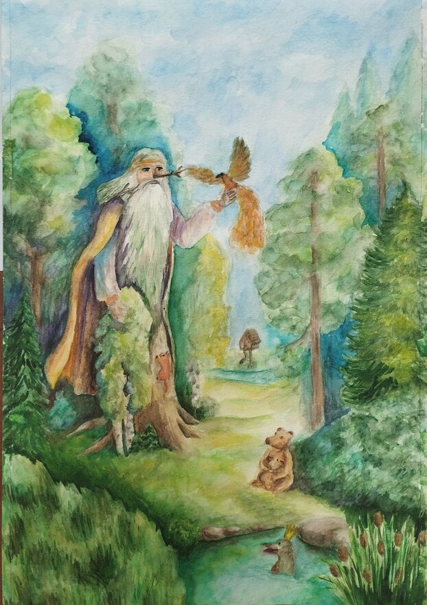 Всероссийский творческий конкурс «В гостях у сказки»  - детский рисунок, поделка, творческая работа, категория школьники, 5 класс, дистанционный конкурс, школьный конкурс