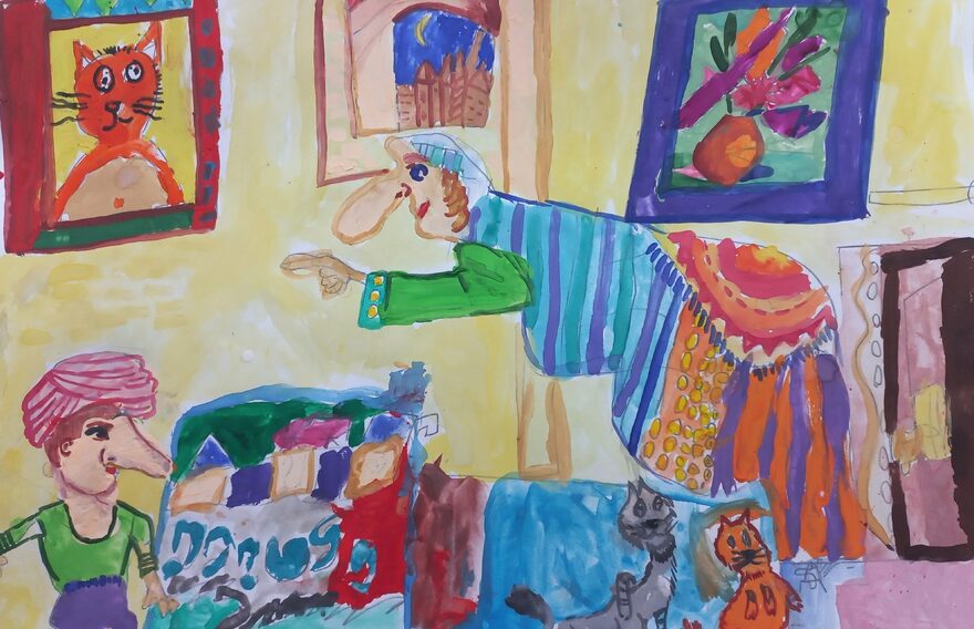 Всероссийский творческий конкурс «В гостях у сказки»  - детский рисунок, поделка, творческая работа, категория школьники, 3 класс, дистанционный конкурс, школьный конкурс