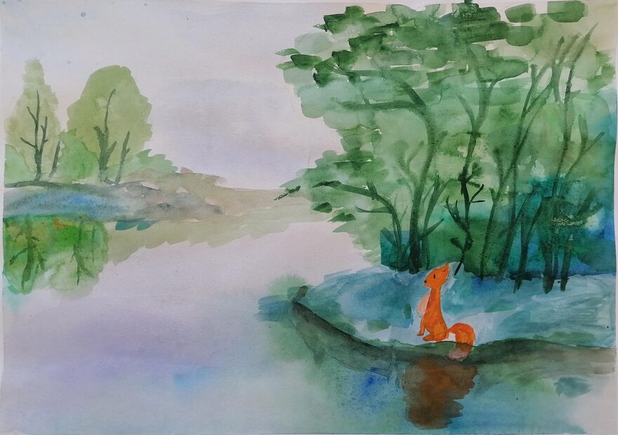 Всероссийский творческий конкурс «В гостях у сказки»  - детский рисунок, поделка, творческая работа, категория школьники, 4 класс, дистанционный конкурс, школьный конкурс