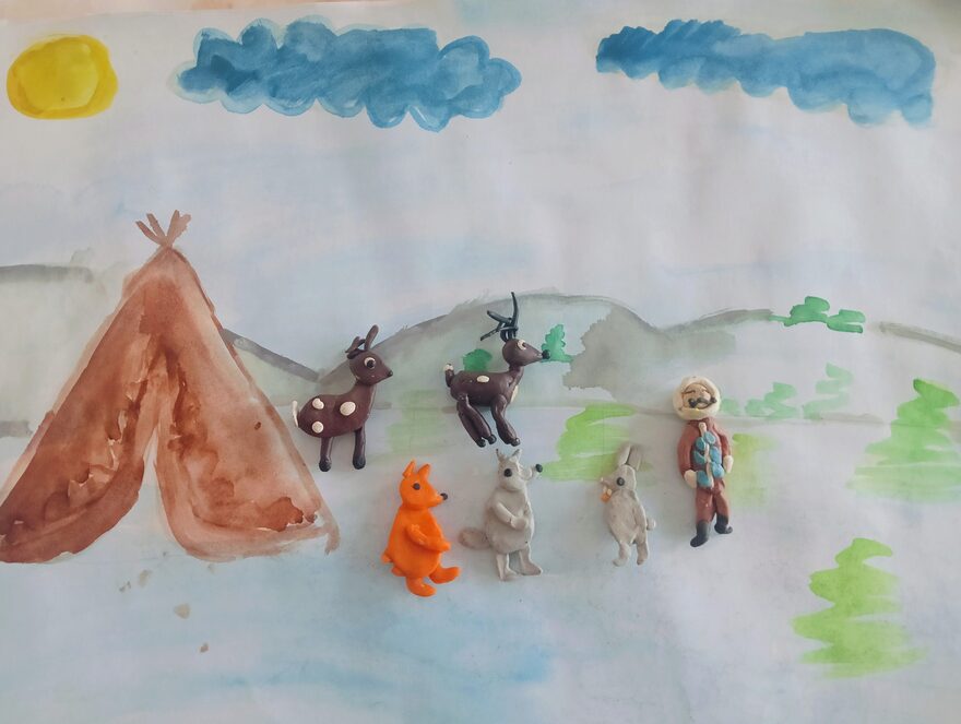 Всероссийский творческий конкурс «В гостях у сказки»  - детский рисунок, поделка, творческая работа, категория школьники, 5 класс, дистанционный конкурс, школьный конкурс