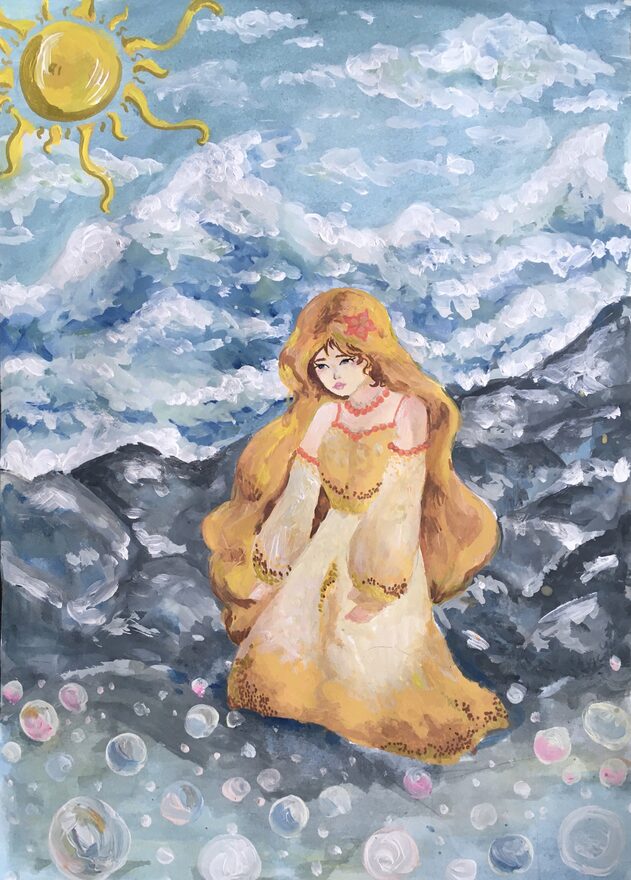 Всероссийский творческий конкурс «В гостях у сказки»  - детский рисунок, поделка, творческая работа, категория школьники, 3 класс, дистанционный конкурс, школьный конкурс