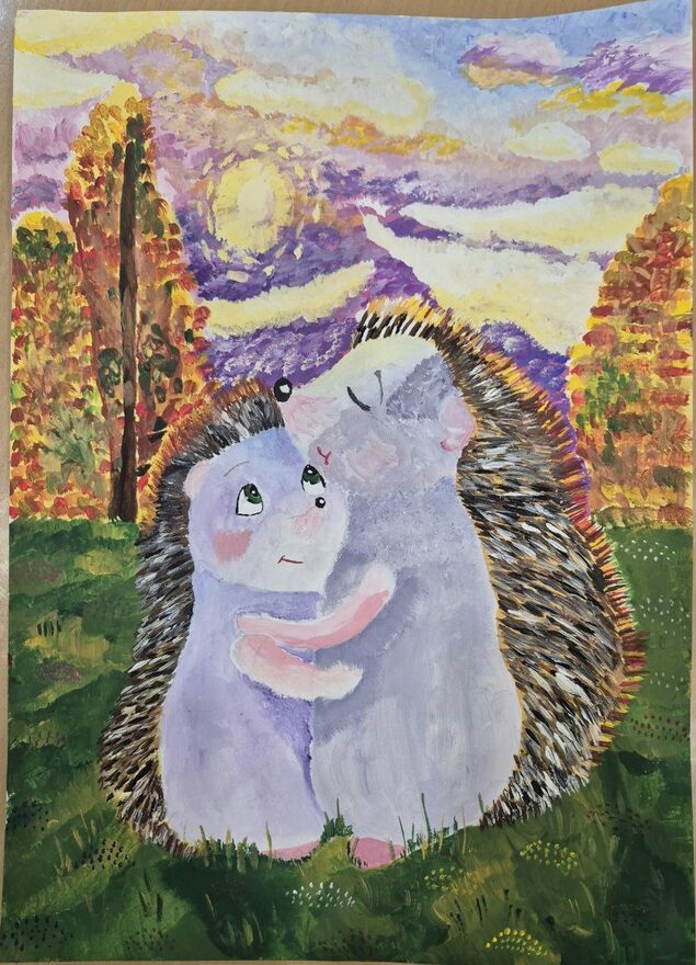 Всероссийский творческий конкурс «Очарование осени»  - детский рисунок, поделка, творческая работа, категория школьники, 5 класс, дистанционный конкурс, школьный конкурс