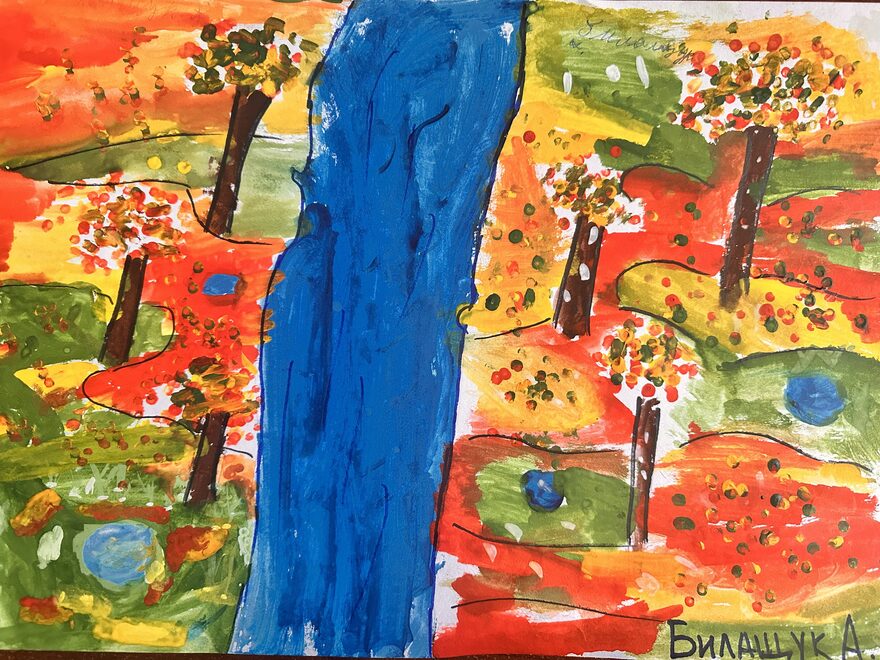 Всероссийский творческий конкурс «Очарование осени»  - детский рисунок, поделка, творческая работа, категория школьники, 2 класс, дистанционный конкурс, школьный конкурс