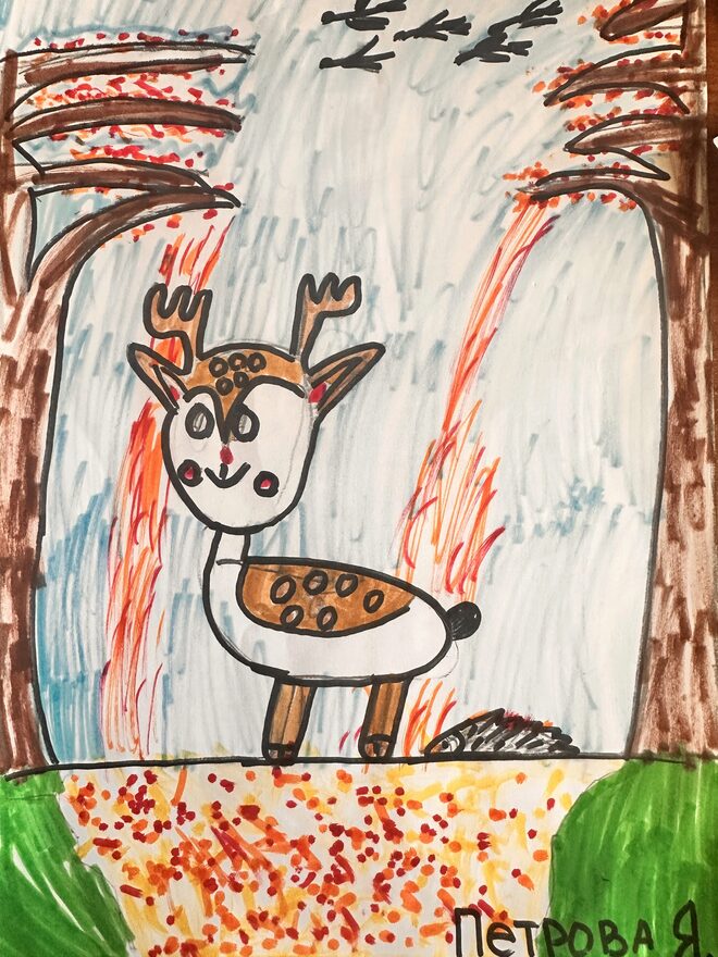 Всероссийский творческий конкурс «Очарование осени»  - детский рисунок, поделка, творческая работа, категория школьники, 2 класс, дистанционный конкурс, школьный конкурс