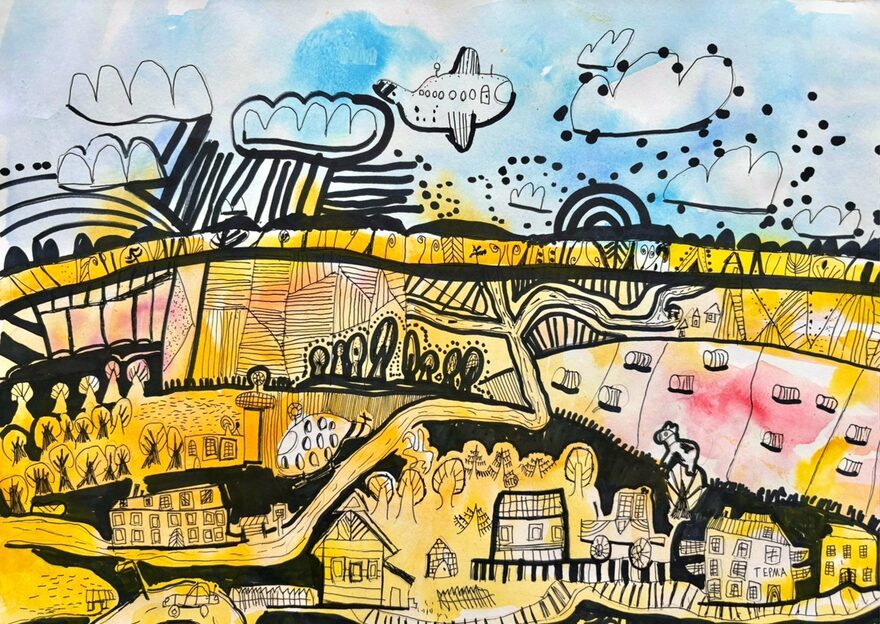 Всероссийский творческий конкурс «Очарование осени»  - детский рисунок, поделка, творческая работа, категория школьники, 1 класс, дистанционный конкурс, школьный конкурс