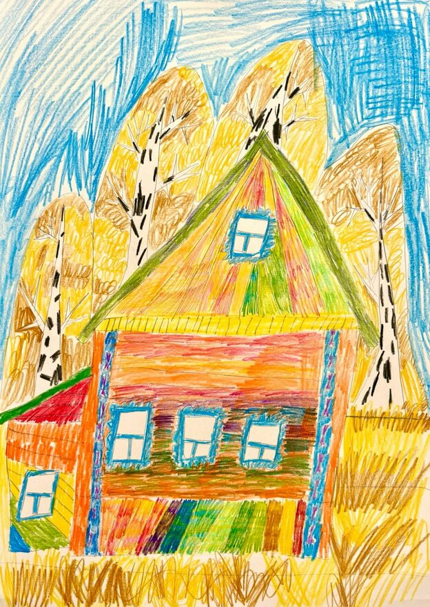 Всероссийский творческий конкурс «Очарование осени»  - детский рисунок, поделка, творческая работа, категория школьники, 1 класс, дистанционный конкурс, школьный конкурс