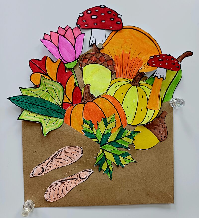 Всероссийский творческий конкурс «Очарование осени»  - детский рисунок, поделка, творческая работа, категория школьники, 2 класс, дистанционный конкурс, школьный конкурс