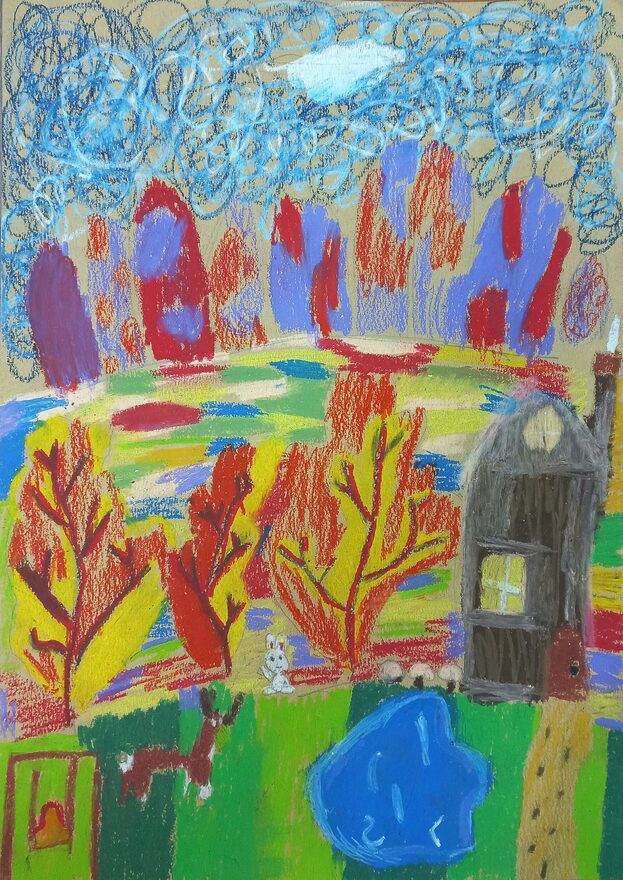 Всероссийский творческий конкурс «Очарование осени»  - детский рисунок, поделка, творческая работа, категория школьники, 3 класс, дистанционный конкурс, школьный конкурс