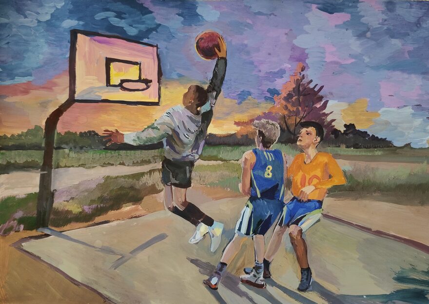 Всероссийский творческий конкурс «Очарование осени»  - детский рисунок, поделка, творческая работа, категория школьники, 6 класс, дистанционный конкурс, школьный конкурс