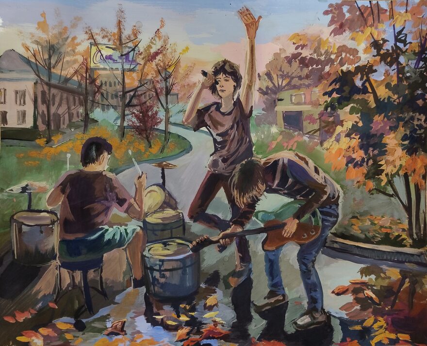 Всероссийский творческий конкурс «Очарование осени»  - детский рисунок, поделка, творческая работа, категория школьники, 11 класс, дистанционный конкурс, школьный конкурс