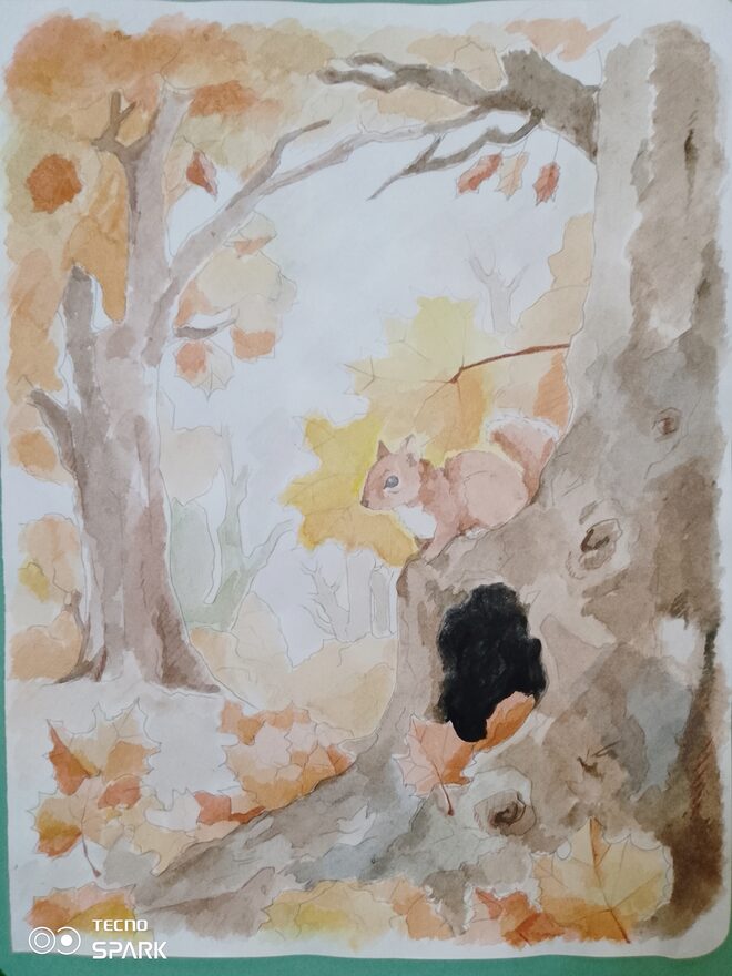 Всероссийский творческий конкурс «Очарование осени»  - детский рисунок, поделка, творческая работа, категория дошкольники, детский сад, дистанционный конкурс, школьный конкурс