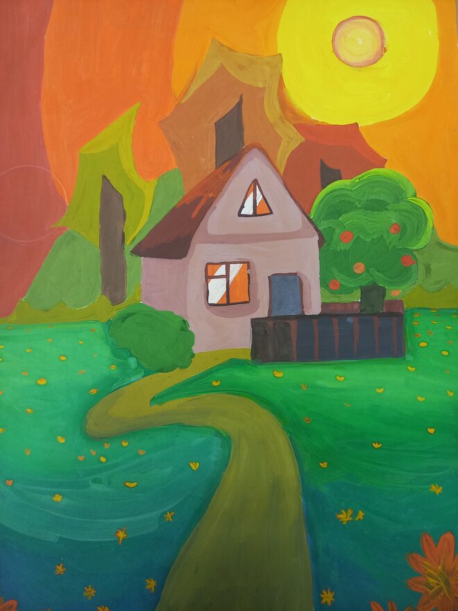 Всероссийский творческий конкурс «Очарование осени»  - детский рисунок, поделка, творческая работа, категория школьники, 11 класс, дистанционный конкурс, школьный конкурс