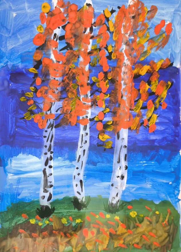 Всероссийский творческий конкурс «Очарование осени»  - детский рисунок, поделка, творческая работа, категория школьники, 2 класс, дистанционный конкурс, школьный конкурс