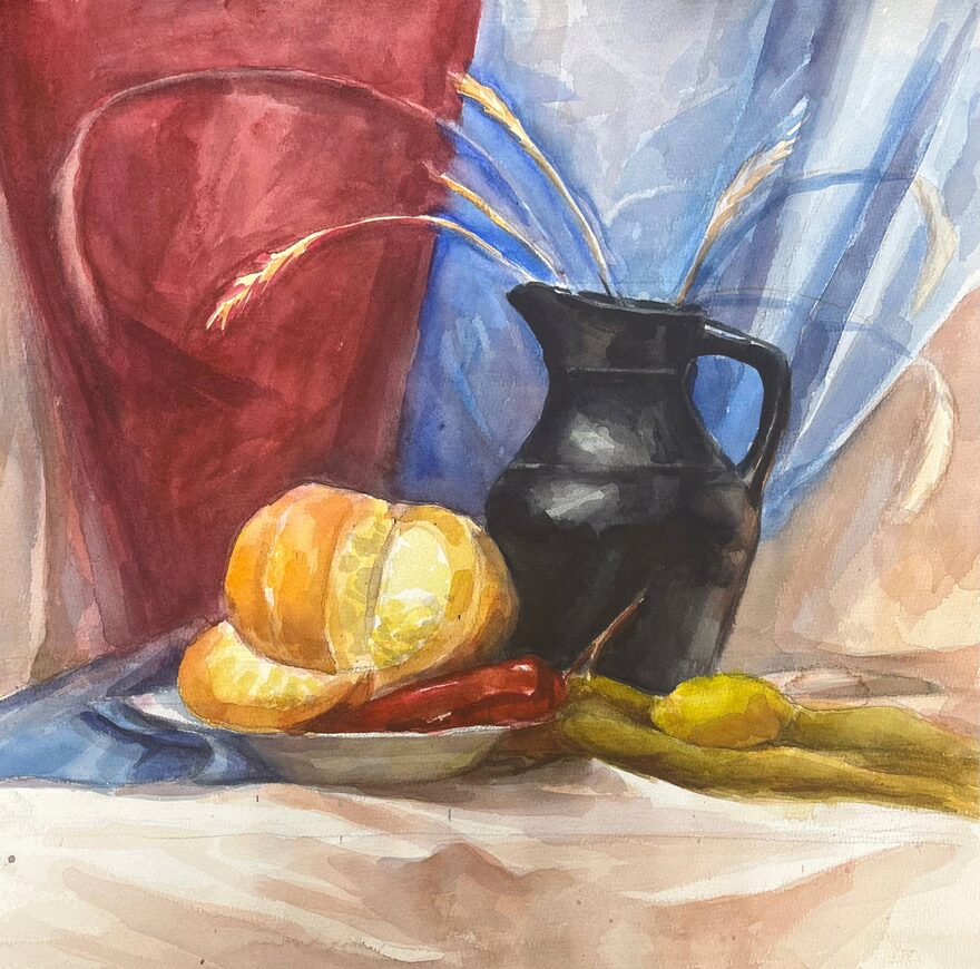 Всероссийский творческий конкурс «Очарование осени»  - детский рисунок, поделка, творческая работа, категория школьники, 10 класс, дистанционный конкурс, школьный конкурс